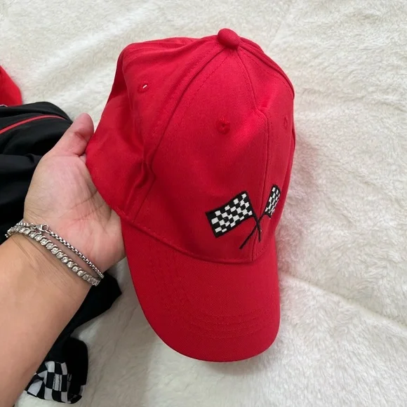 Spirit Racing-Inspired Black and Red Jumpsuit size L - Picture 7 of 10